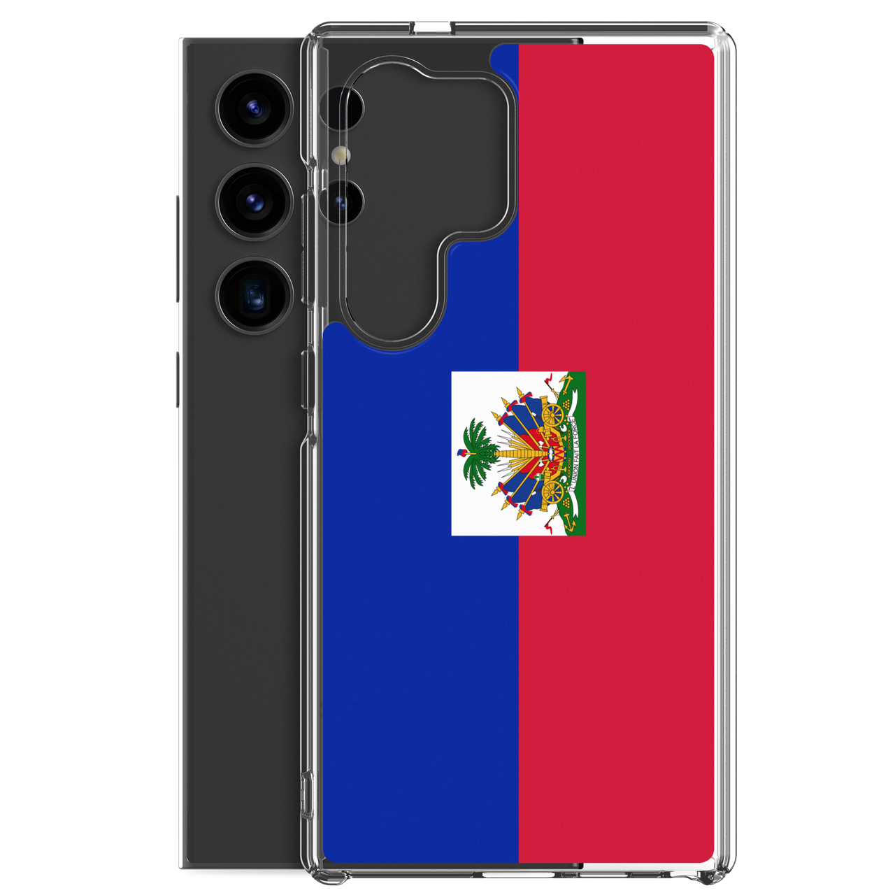 Haiti Flag Clear Case for Samsung®