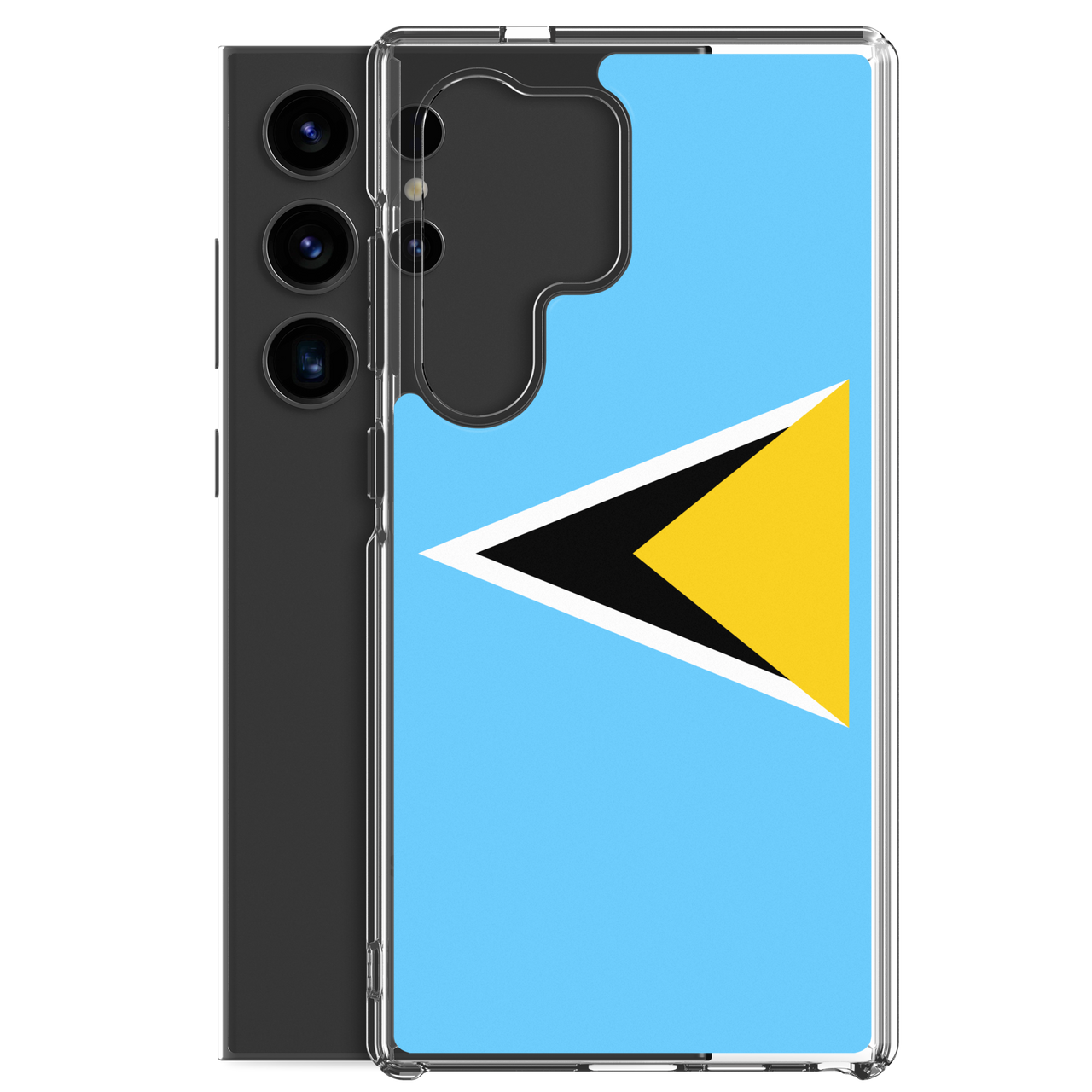 St. Lucia Flag Clear Case for Samsung®