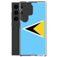 Thumbnail for St. Lucia Flag Clear Case for Samsung®