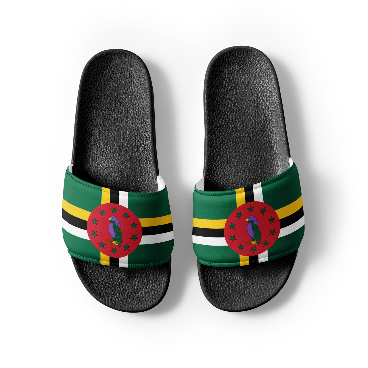 Dominica Flag Men’s slides