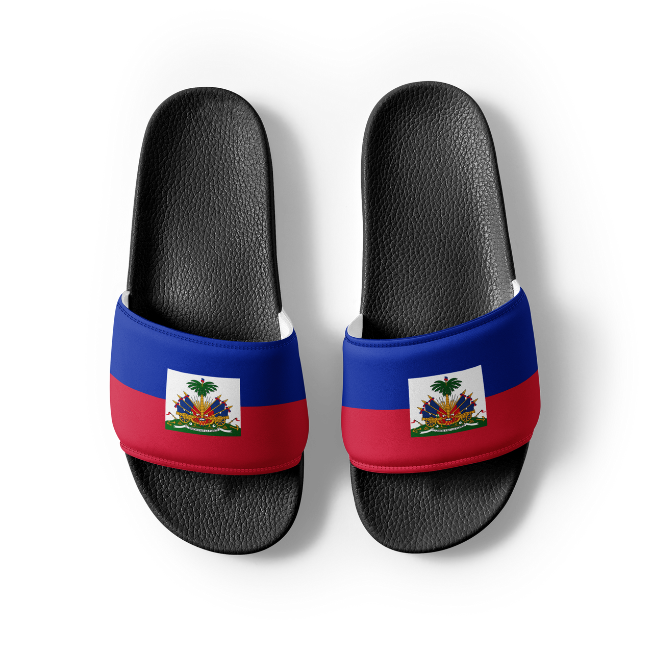 Haiti Flag Men’s slides