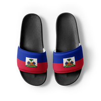 Thumbnail for Haiti Flag Men’s slides