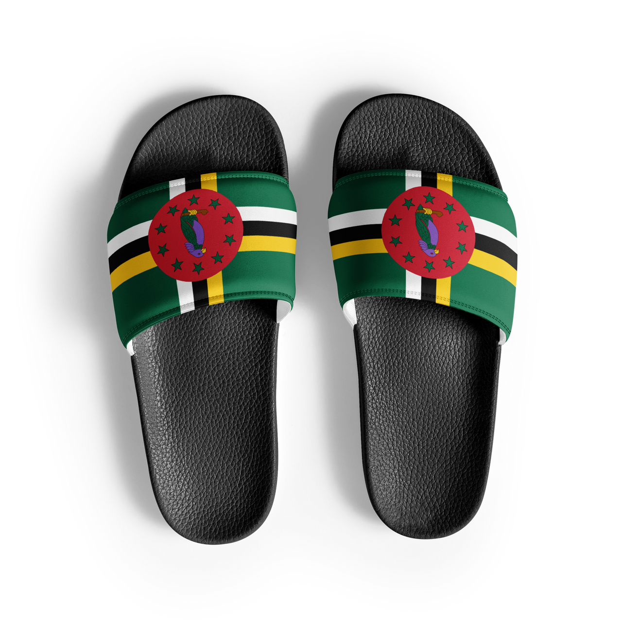 Dominica Flag Men’s slides