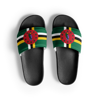 Thumbnail for Dominica Flag Men’s slides