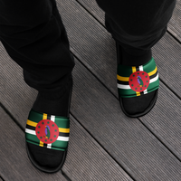 Thumbnail for Dominica Flag Men’s slides