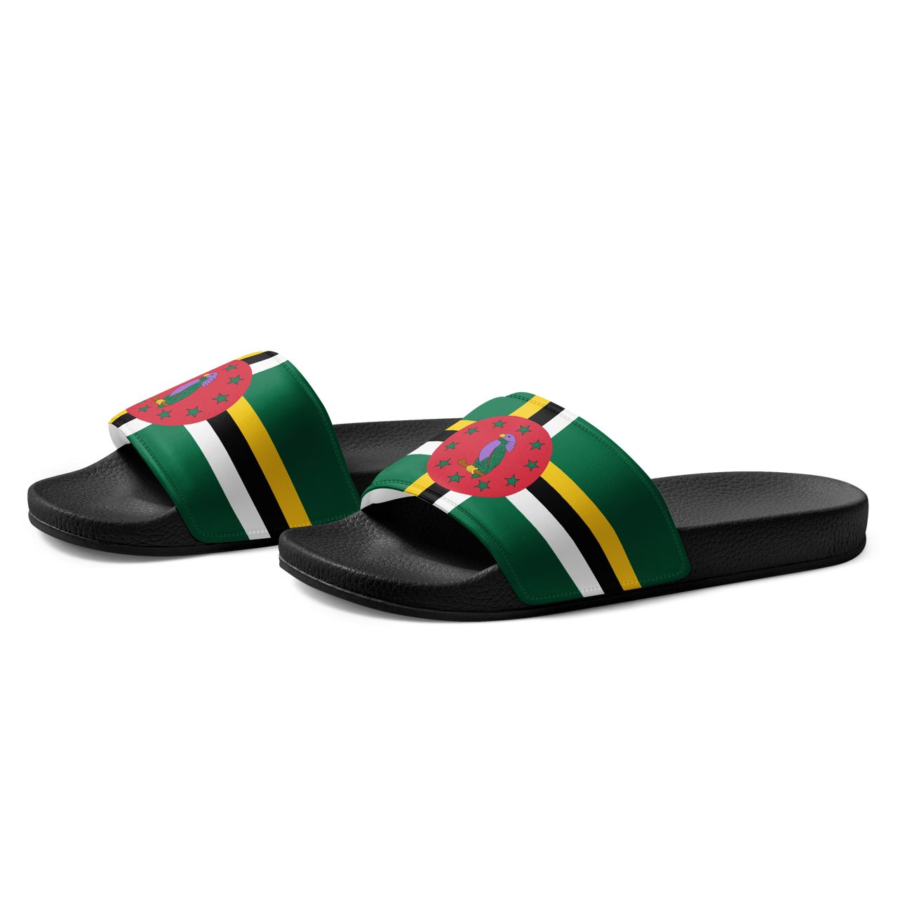 Dominica Flag Men’s slides