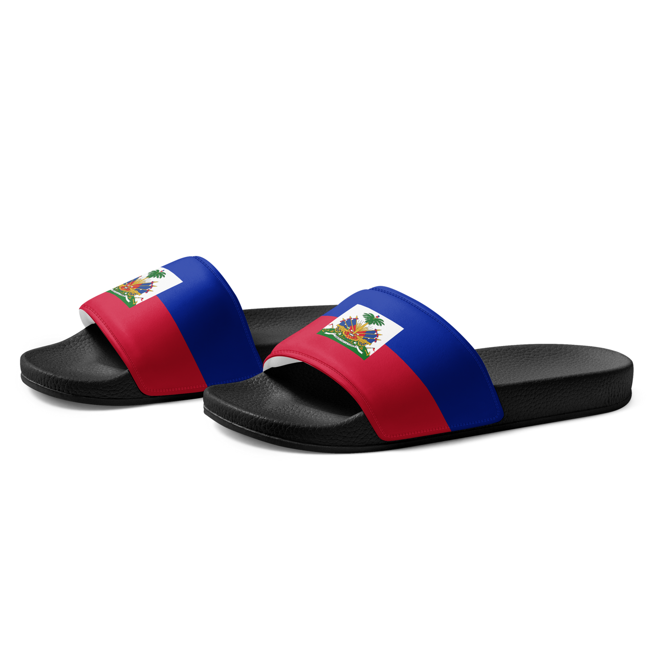 Haiti Flag Men’s slides