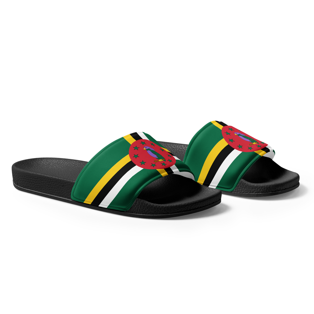 Dominica Flag Men’s slides