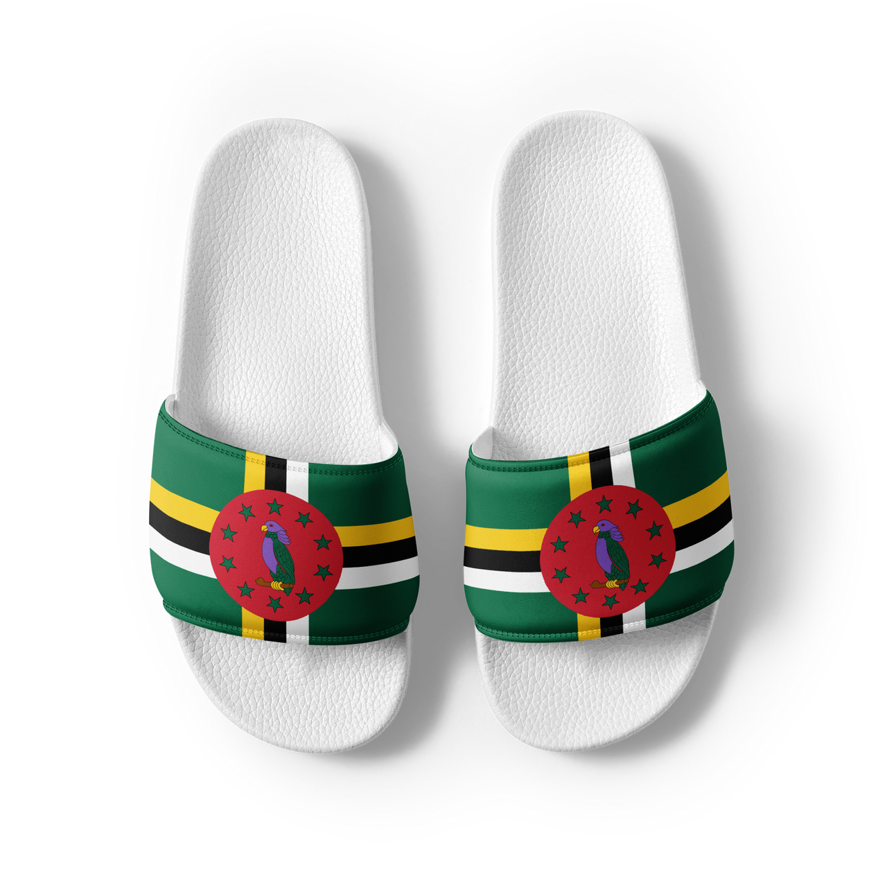 Dominica Flag Men’s slides