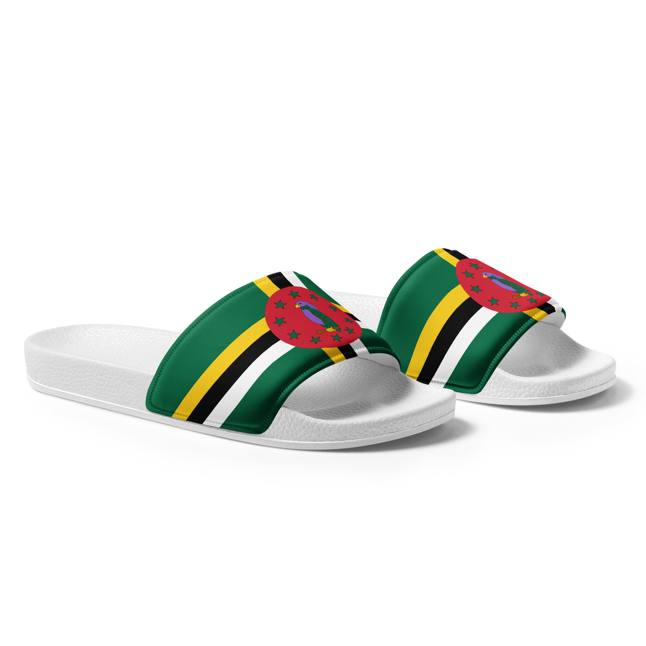 Dominica Flag Men’s slides