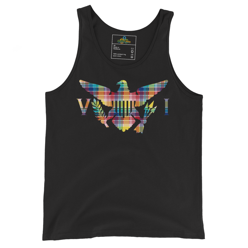 Virgin Islands Madras Flag Men's Tank Top