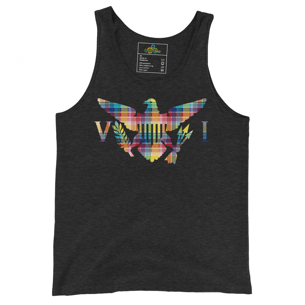 Virgin Islands Madras Flag Men's Tank Top