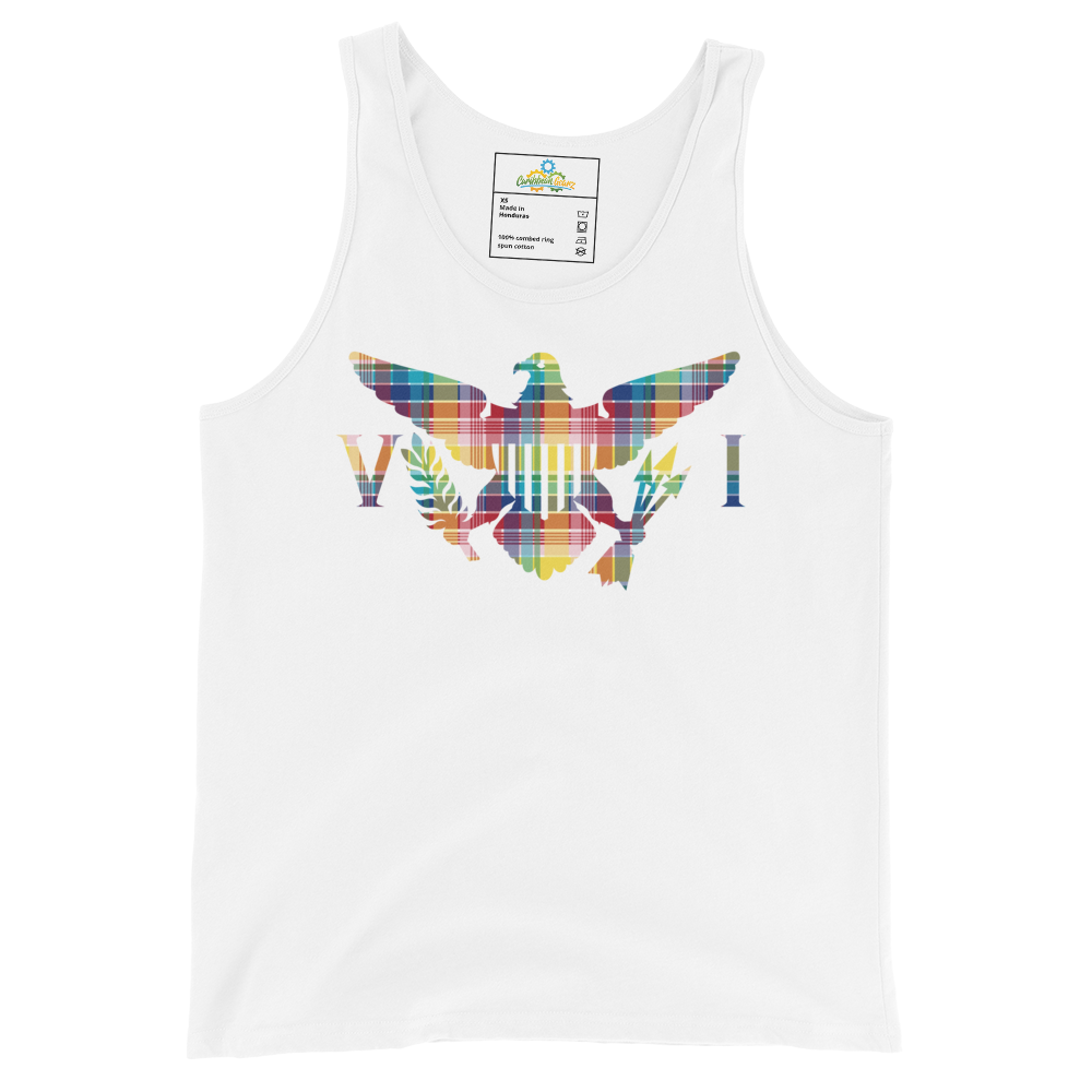 Virgin Islands Madras Flag Men's Tank Top