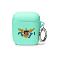 Thumbnail for United States Virgin Islands Flag Rubber Case for AirPods®