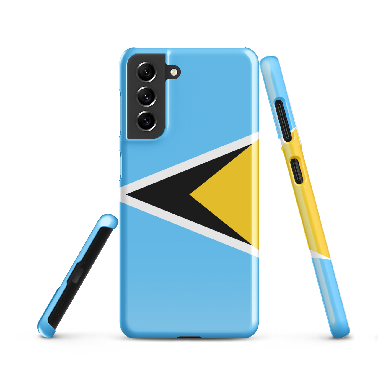 St. Lucia Flag Snap case for Samsung®