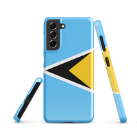 Thumbnail for St. Lucia Flag Snap case for Samsung®