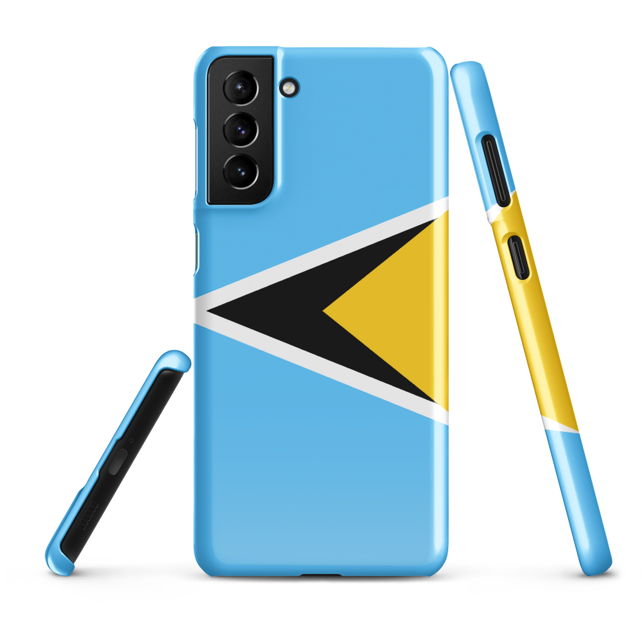 St. Lucia Flag Snap case for Samsung®