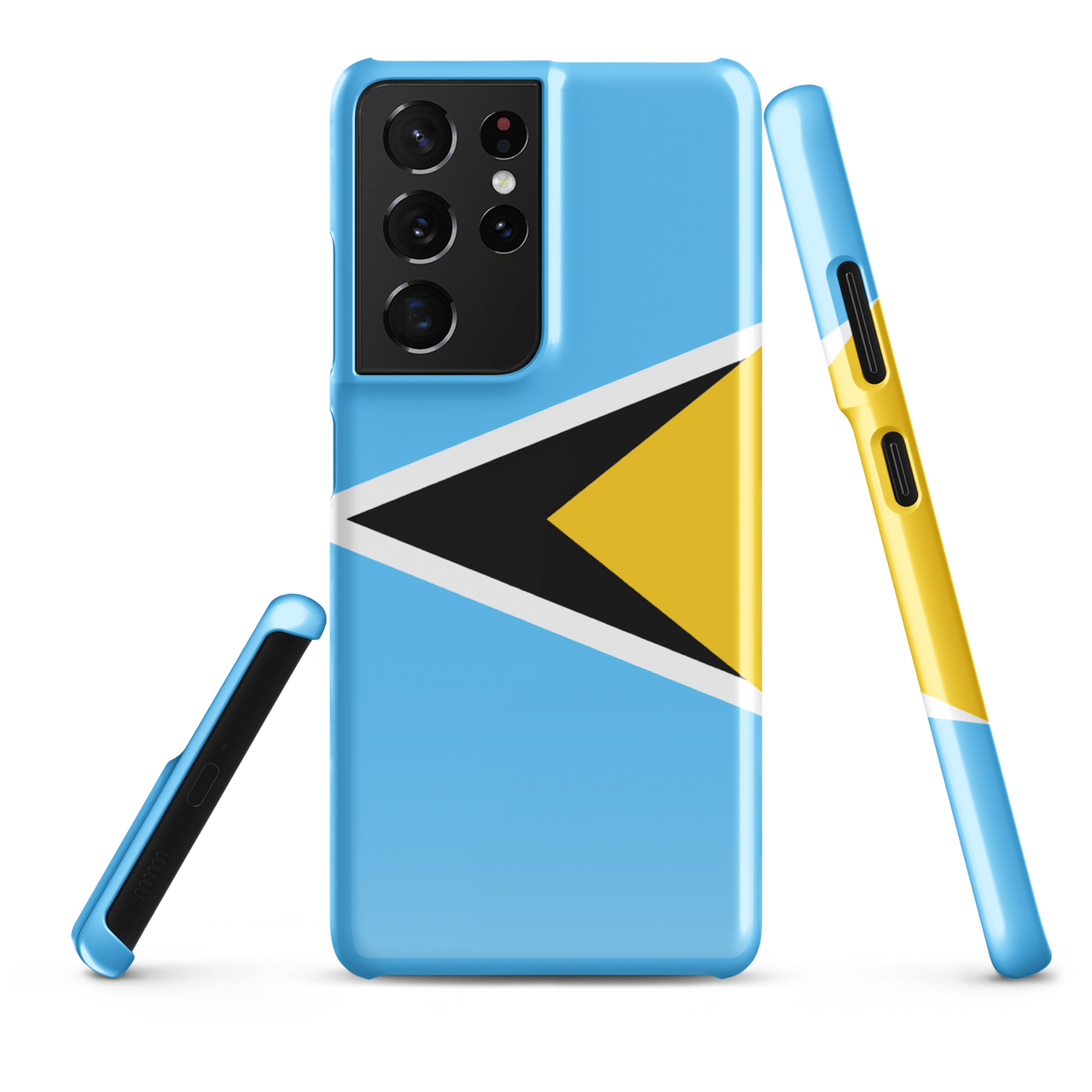 St. Lucia Flag Snap case for Samsung®