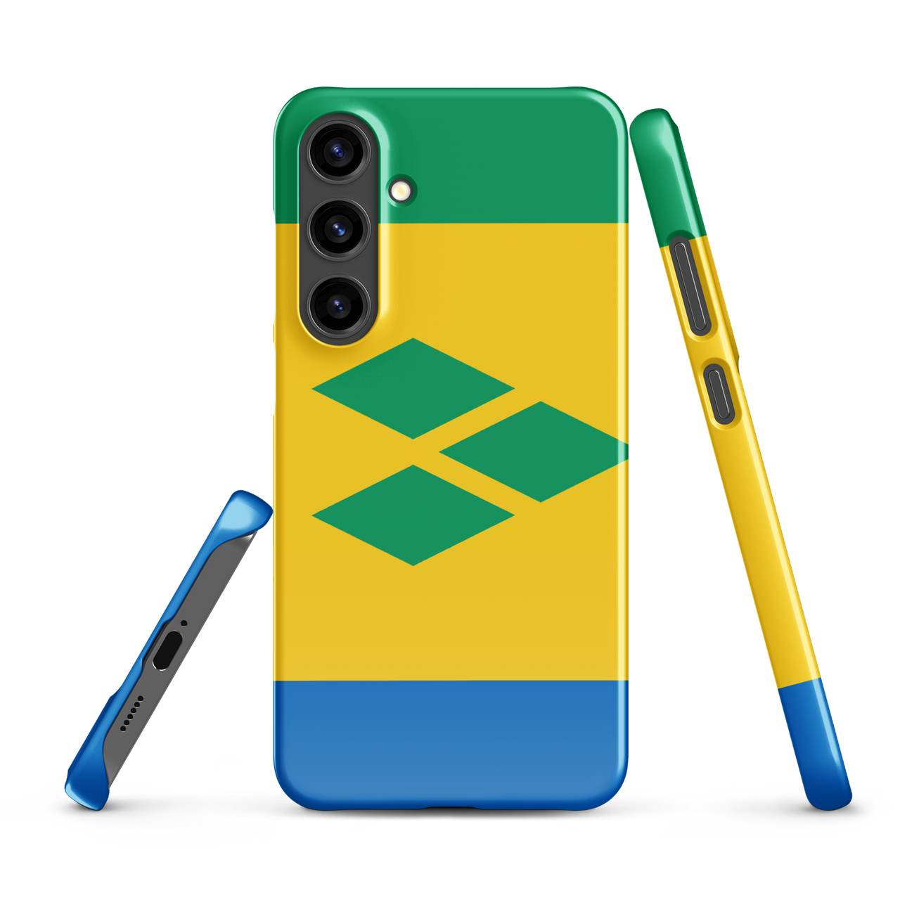 St. Vincent and the Grenadines Flag Snap case for Samsung®