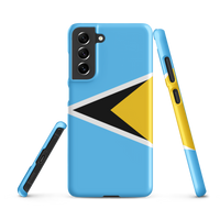 Thumbnail for St. Lucia Flag Snap case for Samsung®