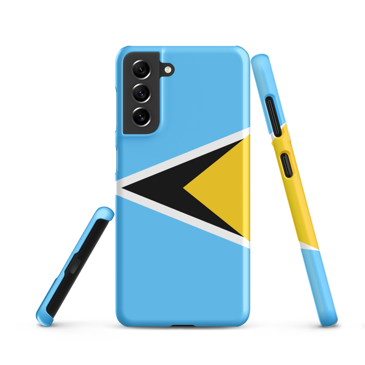 St. Lucia Flag Snap case for Samsung®