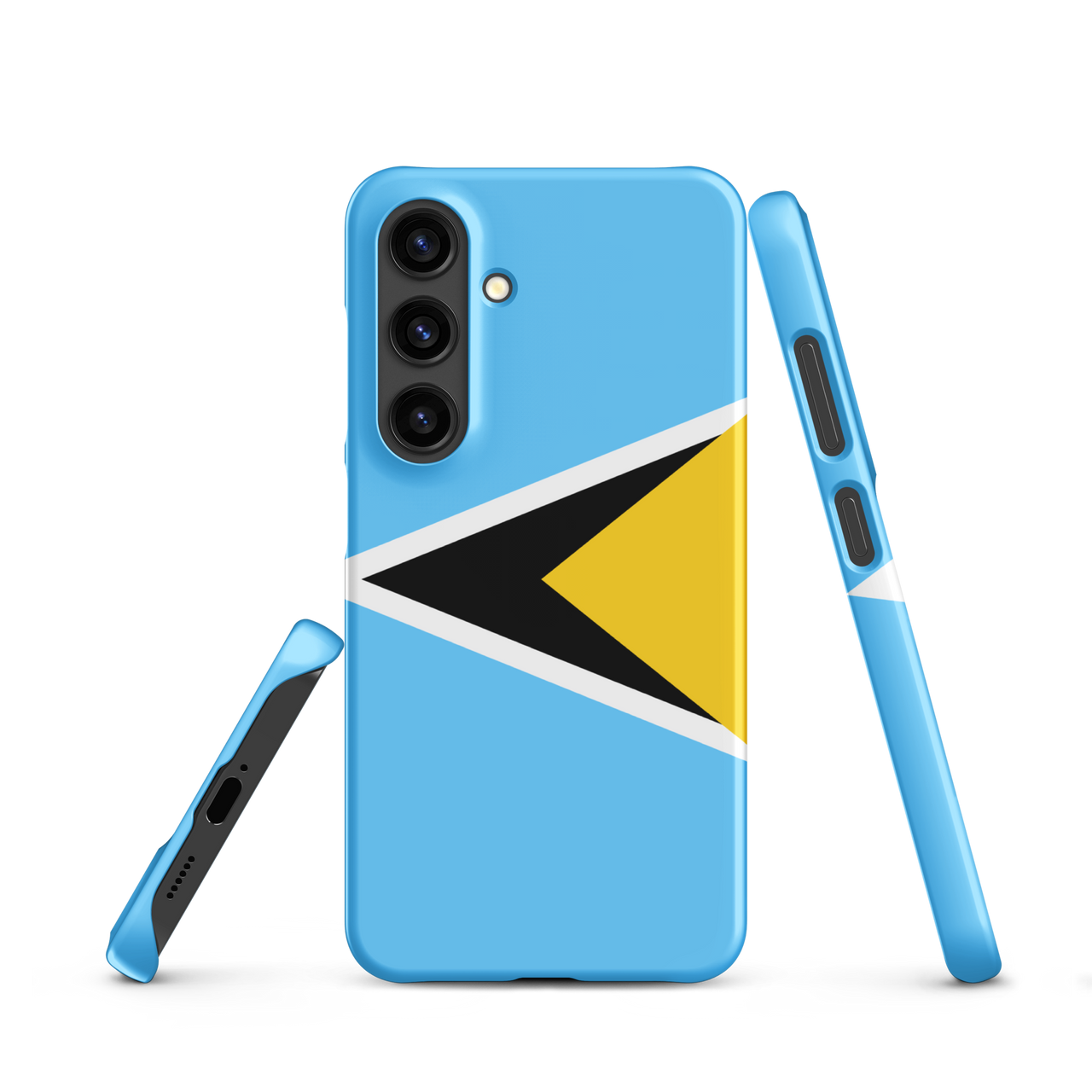 St. Lucia Flag Snap case for Samsung®