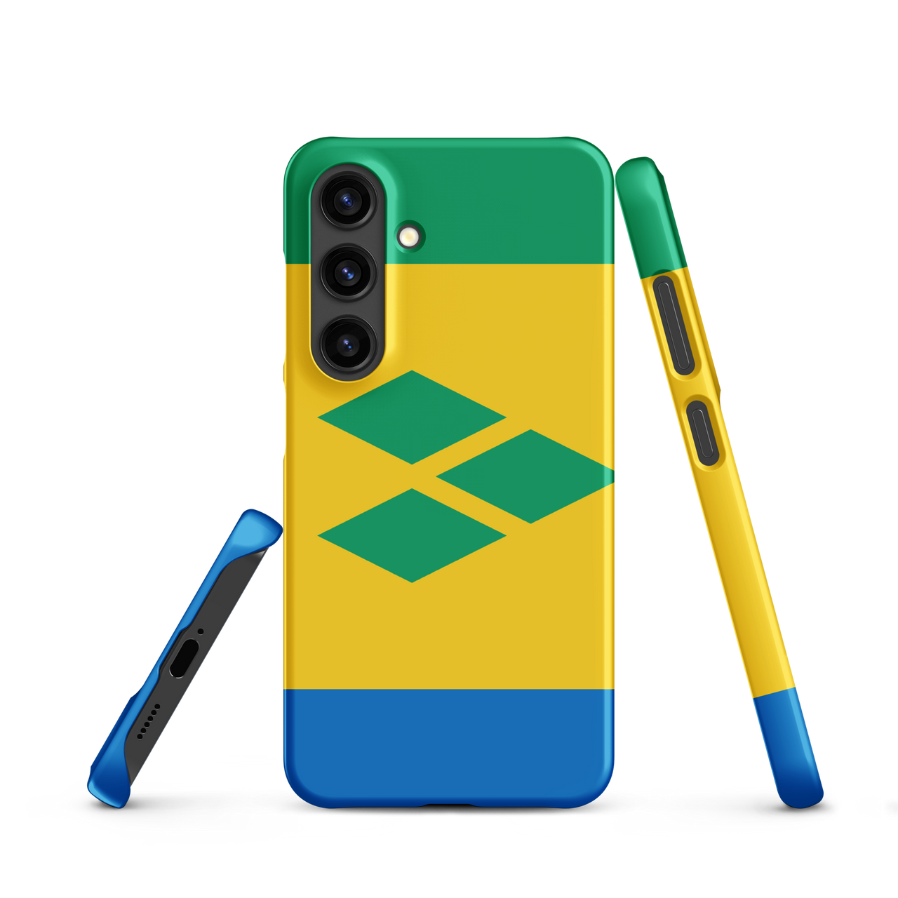 St. Vincent and the Grenadines Flag Snap case for Samsung®