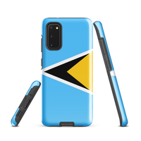 Thumbnail for St. Lucia Flag Tough case for Samsung®