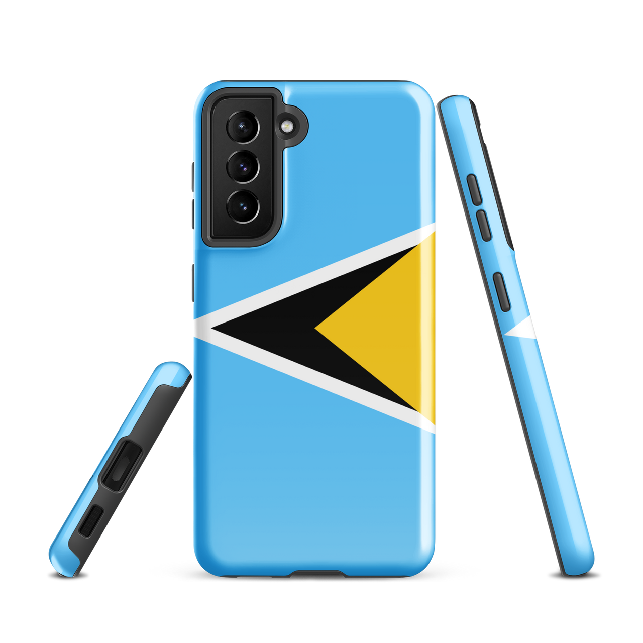 St. Lucia Flag Tough case for Samsung®