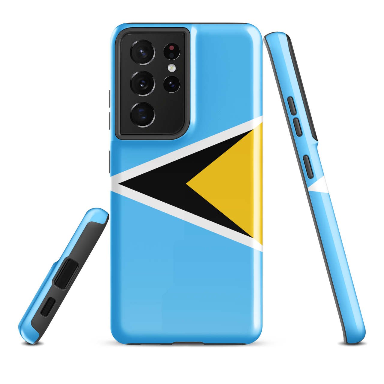 St. Lucia Flag Tough case for Samsung®