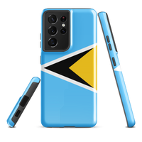 Thumbnail for St. Lucia Flag Tough case for Samsung®