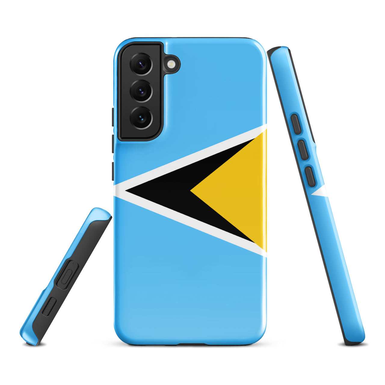 St. Lucia Flag Tough case for Samsung®