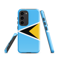 Thumbnail for St. Lucia Flag Tough case for Samsung®