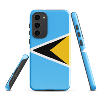 Thumbnail for St. Lucia Flag Tough case for Samsung®