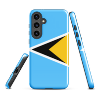 Thumbnail for St. Lucia Flag Tough case for Samsung®