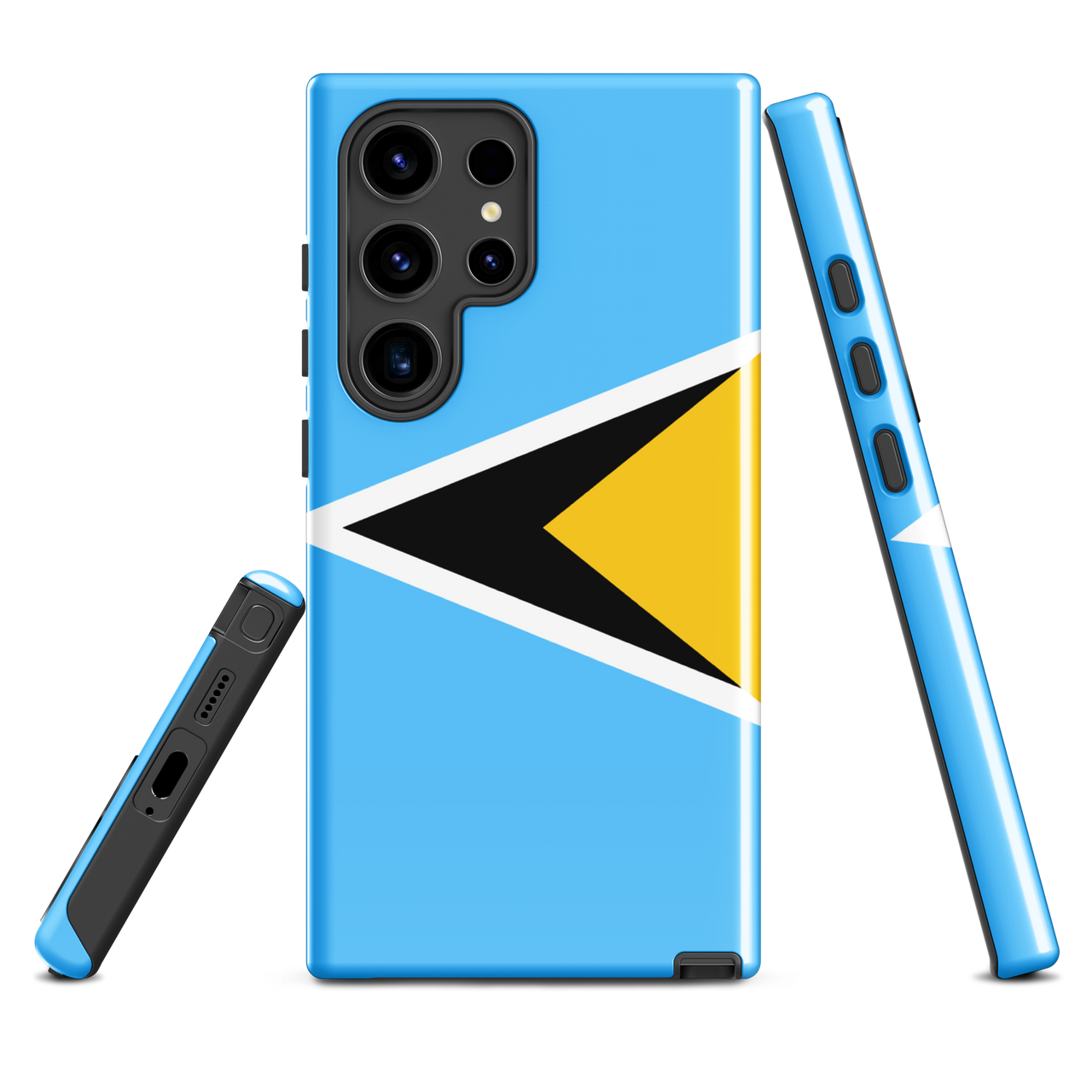 St. Lucia Flag Tough case for Samsung®