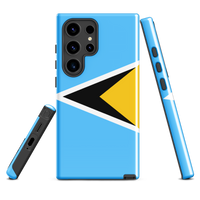 Thumbnail for St. Lucia Flag Tough case for Samsung®