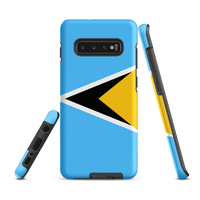 Thumbnail for St. Lucia Flag Tough case for Samsung®