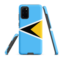 Thumbnail for St. Lucia Flag Tough case for Samsung®