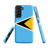 Thumbnail for St. Lucia Flag Tough case for Samsung®