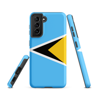 Thumbnail for St. Lucia Flag Tough case for Samsung®