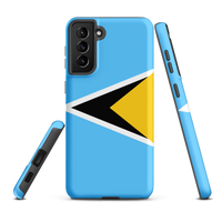 Thumbnail for St. Lucia Flag Tough case for Samsung®