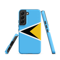 Thumbnail for St. Lucia Flag Tough case for Samsung®