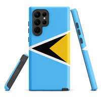 Thumbnail for St. Lucia Flag Tough case for Samsung®