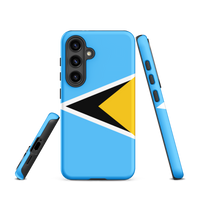 Thumbnail for St. Lucia Flag Tough case for Samsung®