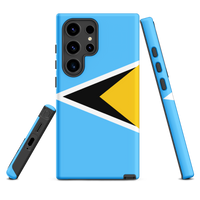 Thumbnail for St. Lucia Flag Tough case for Samsung®