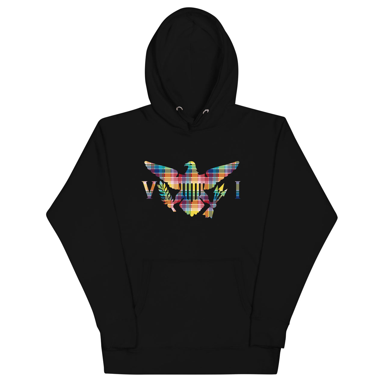 Virgin Islands Madras Flag Unisex Hoodie