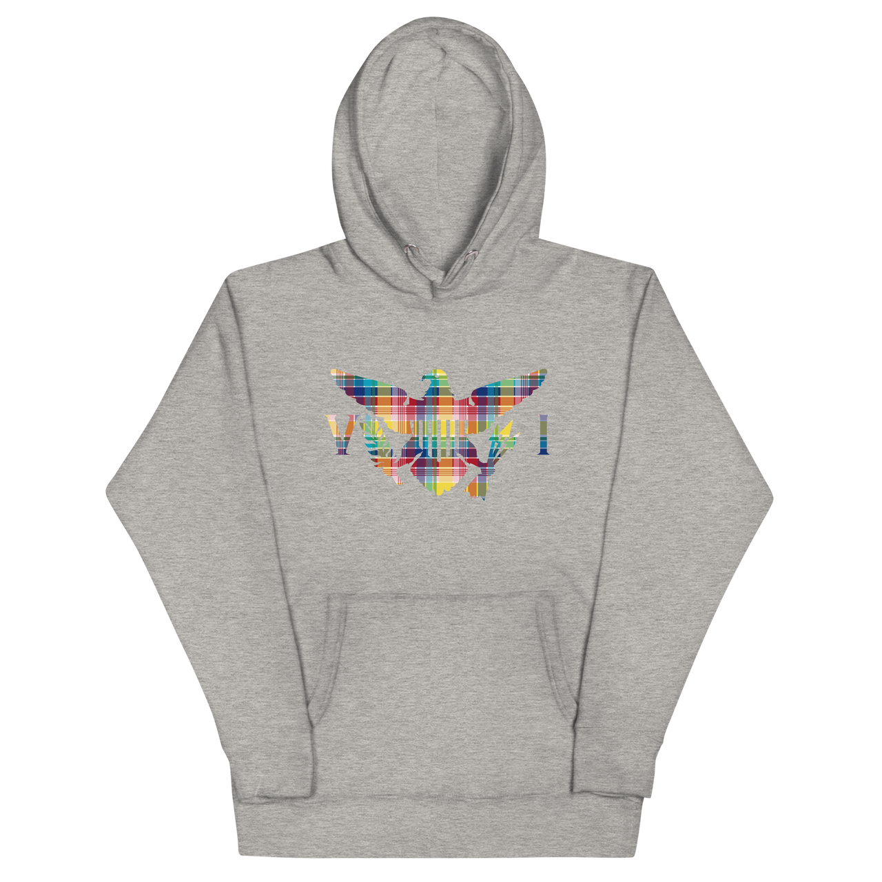 Virgin Is1lands Madras Flag Unisex Hoodie