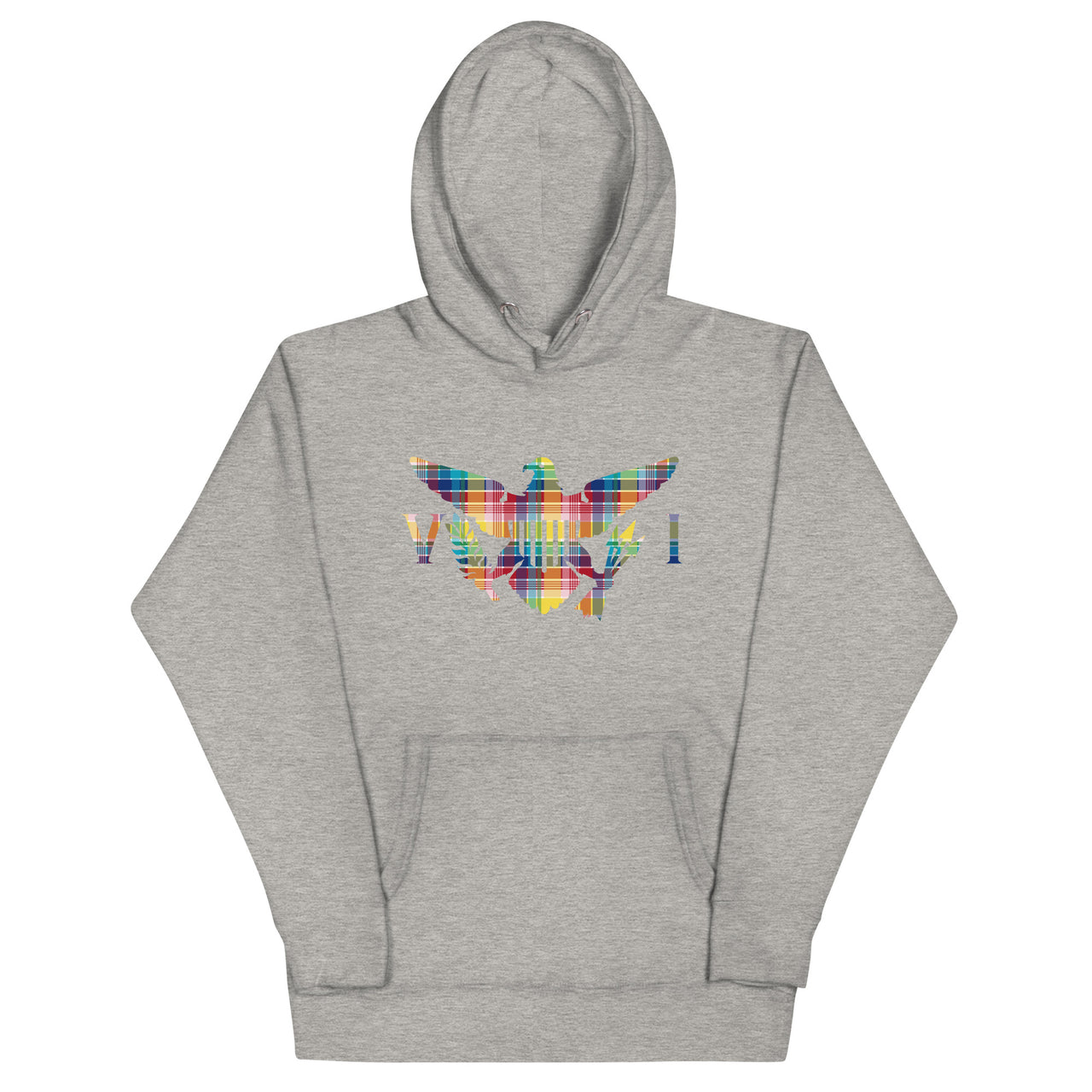 Virgin Islands Madras Flag Unisex Hoodie