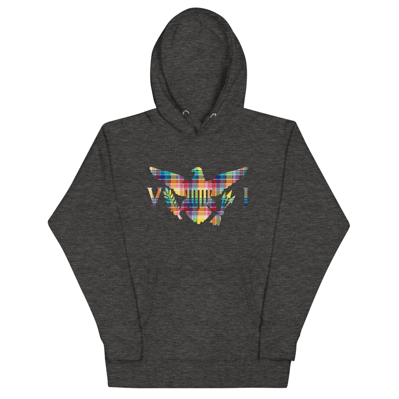 Virgin Is1lands Madras Flag Unisex Hoodie